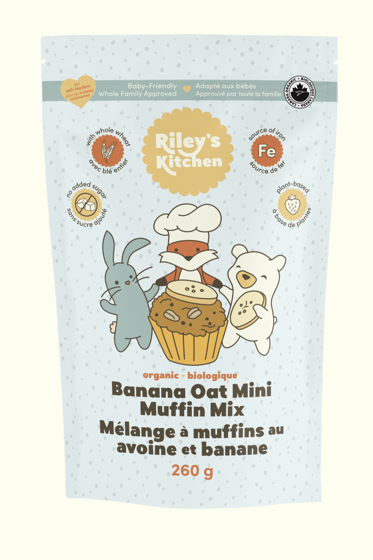 Organic Banana Oat Mini Muffin Mix